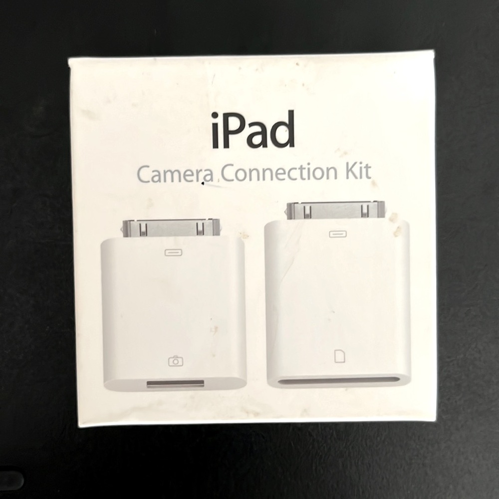 Brand new, unused iPad Camera Connection Kit.